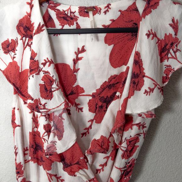 Free People Women’s Dress Small Romantic Garden Cottagecore Floral Picnic Chic - Picture 3 of 8